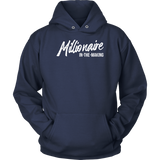 Millionaire-in-the-Making Youth Hoodie WHITE LETTERS