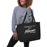 Millionaire-in-the-Making Large organic diaper bag tote